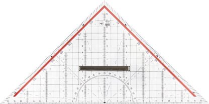 Escuadra de geometria 32 cm M+R 2332 - transparente