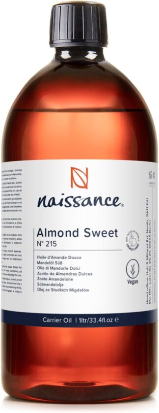 Aceite de Almendras Dulces 100% Natural – Naissance Nº215 | 1L | Hidratación, Masajes y Belleza Consciente